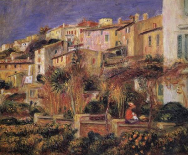 Pierre Renoir Terraces at Cagnes Spain oil painting art